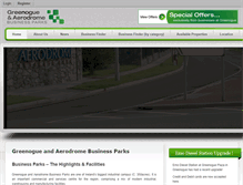 Tablet Screenshot of greenoguebusinesspark.com